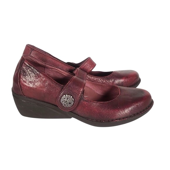 Dansko Shoes - Dansko Adelle Pumps Size EU 40 Brown Mary Janes Wedges Chocolate Cherry US 9.5